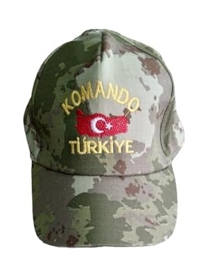 Aesco Komando Asker Çocuk Kepi Şapkası Ayarlı