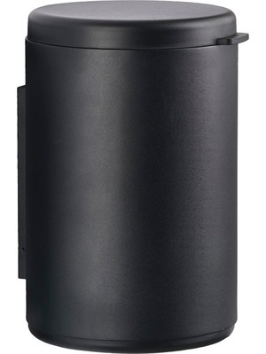 Aesco Zone Denmark Rim Çöp Kutusu, Duvar Için Kozmetik Kovası, 3,3 Litre, Siyah