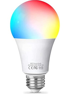 Aesco Wi-Fi Akıllı LED Ampul 10W 6.500K Beyaz 220 Vac AA14-60920