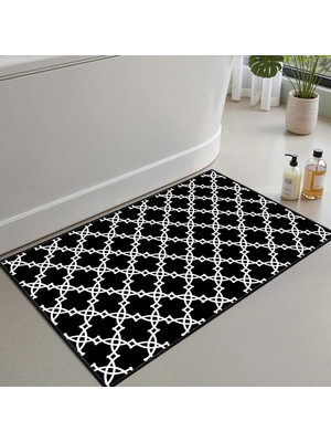 Aesco Monnhein Banyo Paspası, Yumuşak Banyo Halısı, Kaymaz Dot Tabanlı, Su Emici, Makinede Yıkanabilir - 60 x 100 cm