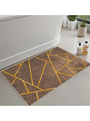 Aesco Monnhein Banyo Paspası, Yumuşak Banyo Halısı, Kaymaz Dot Tabanlı, Su Emici, Makinede Yıkanabilir - 60 x 90 cm