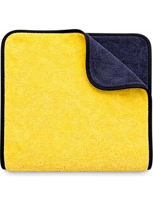 Aesco Sogud Mikrofiber Oto Kurulama Bezi 50X70 cm – 380 Gsm Süper Emici Araç Kurulama Havlusu, Iz Bırakmaz & Çizmez, Tek Silmede Kurutma, Profesyonel Oto Temizlik Bezi - Çift Taraflı