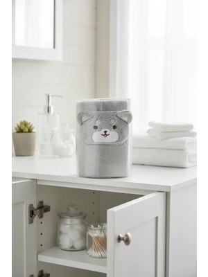 Aesco Miniso Lisanslı Sevimli Hayvanlar Serisi Shiba Inu Emici Saç Havlusu – Hızlı Kuruyan Yumuşak Mikrofiber Saç Bonesi 80 cm