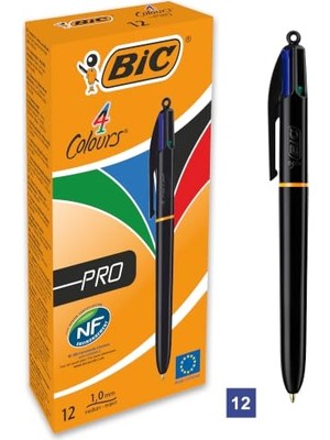 Aesco Bic 4 Renk Tükenmez Kalem Pro 1.0 mm 902129