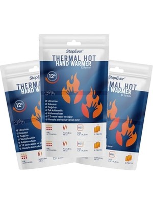 Aesco Stopever Thermal Hot El Isıtıcı 3lü Paket