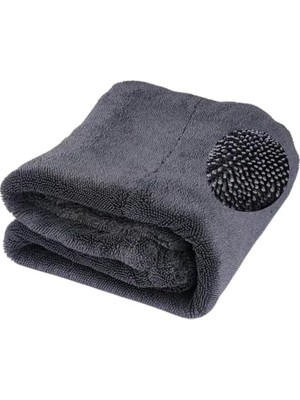Aesco Polham 40X60CM 1200GSM Süper Su Emici Özellikli Mikrofiber Araç Kurulama Havlusu, Çizik ve Iz Bırakmaz Bez