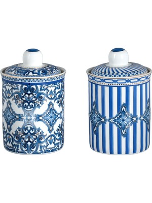 Aesco Berghoff Lunetta Bone 2li Kavanoz Seti 16CM