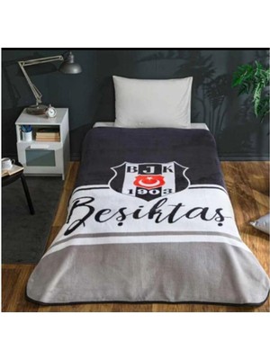 Aesco Tek Kişilik Lisanslı Beşiktaş Battaniye