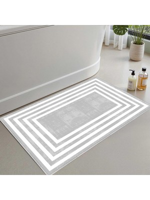 Aesco Monnhein Banyo Paspası, Yumuşak Banyo Halısı, Kaymaz Dot Tabanlı, Su Emici, Makinede Yıkanabilir - 40 x 60 cm