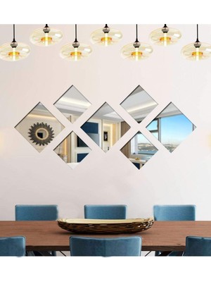 Aesco Lyn Home & Decor Kare 7 Parçalı Ayna