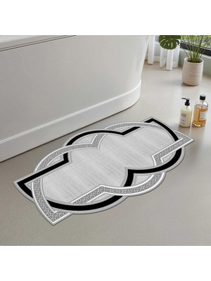 Aesco Monnhein Banyo Paspası, Yumuşak Banyo Halısı, Kaymaz Dot Tabanlı, Su Emici, Makinede Yıkanabilir - 60 x 100 cm