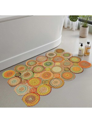 Aesco Monnhein Banyo Paspası, Yumuşak Banyo Halısı, Kaymaz Dot Tabanlı, Su Emici, Makinede Yıkanabilir - 40 x 60 cm