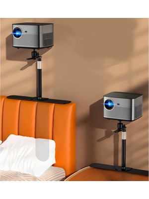 Aesco Coverzone Ayarlanabilir Projeksiyon Standı, 24 cm - 40 cm Yükseklik Uzatma, Çoğu Projektör, Telefon ve Kamera ile Uyumlu, Taşınabilir Tasarım, 360° Açı Ayarı, Yüksek Mukavemetli Alaşımlı Çelik | TY11
