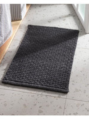 Aesco Madame Coco Najac Banyo Paspas, Antrasit, 50 x 80