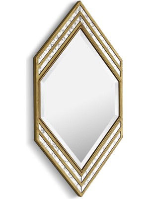Aesco Setabianca Seta Wall-Art 023 Metal Mekik Duvar Aynası 80 * 40 * 3 cm
