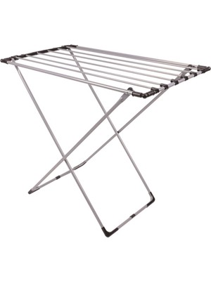 Aesco Mallart® Gri Katlanabilir Çamaşır Kurutmalığı – Kompakt ve Dayanıklı Metal Gövdeli Kurutma Askısı | Banyo, Balkon, Teras ve Bahçe Kullanımı Için Uygun