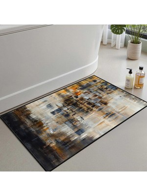 Aesco Monnhein Banyo Paspası, Yumuşak Banyo Halısı, Kaymaz Dot Tabanlı, Su Emici, Makinede Yıkanabilir - 60 x 100 cm
