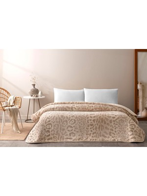 Aesco Taç Merlot Tek Kişilik Battaniye Kahverengi