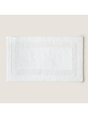 Aesco Plaın Bambu Paspas 40X60 cm Beyaz