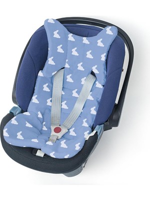 Aesco Deux Lapins Puset ve Oto Koltuk Minderi - Mono Lapin Royal Blue