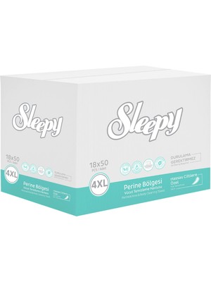 Aesco Sleepy Perine Bölgesi Vücut Temizleme Havlusu 18X50 (900 Yaprak)