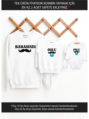 Aesco Tshirthane Baba Oğul Babasının Oğlu Emzik(Tek Ürün Fiyatıdır Kombin Yapmak Için En Az 2 Adet Sepete Ekleyiniz)-13-14 Yaş