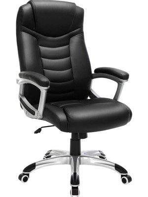 Aesco Songmıcs Ergonomik Ofis Koltuğu Yüksekliği Ayarlanabilir Döner Sandalye Sağlam, Dayanıklı, Siyah OBG21B 52X53X122 cm