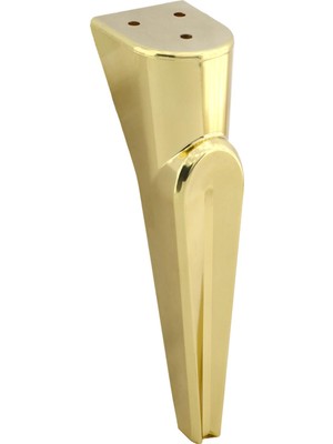 Aesco BADEM10 Nota Mobilya Kanepe Sehpa Tv Ünitesi Koltuk Ayağı Baza Ayakları Altın Gold 23 cm