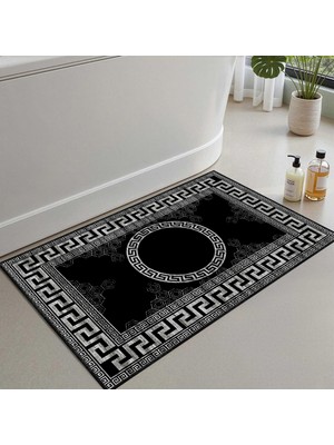 Aesco Monnhein Banyo Paspası, Yumuşak Banyo Halısı, Kaymaz Dot Tabanlı, Su Emici, Makinede Yıkanabilir - 50 x 80 cm