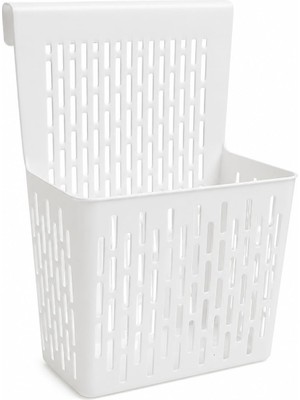 Aesco Ottohaus Kapak Üstü Plastik Askılı Dolap Düzenleyici Sepet, 24 x 9 x 32 Cm, Plastik Organizer, Mutfak, Banyo ve Ofis Düzenleyici – 1 Adet