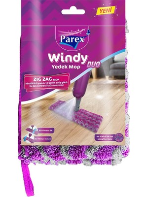 Aesco Parex Windy Duo Zigzag Yedek Mop
