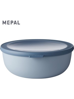 Aesco Mepal Multi Bowl Cirqula Round Yuvarlak Saklama Kabı 2250 Ml- Nordic Blue-Iskandinav Mavisi