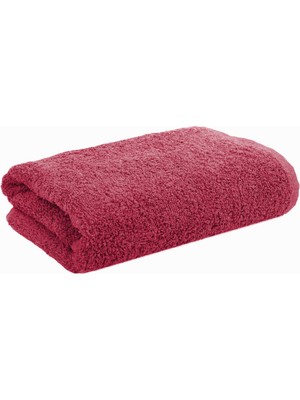 Aesco Ilgın Home Basic Desensiz Spor Havlusu El Havlusu Yüz Havlusu Baş Havlusu (Bordo)
