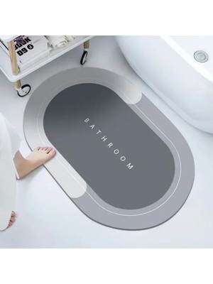 Aesco Jouis Sihirli Su Emici Banyo Paspası Kaymaz Tabanlı Abdest,duş ve Lavabo,tezgah Önü Paspası