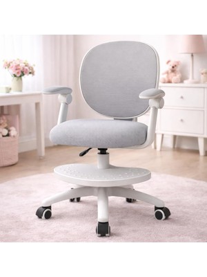 Aesco Ergokids Buzzy Çocuk Çalışma Sandalyesi (Açık Gri)