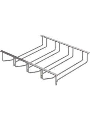 Aesco Starax Krom Kadeh Askısı 4 Bölmeli (S-4043-C) Krom Tek Ebat Zsx S-4043-C