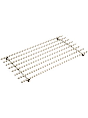 Aesco Ikea 301.110.87 Lämplıg Tencere Izgarası, Paslanmaz Çelik, Gümüş, 50 x 28, 50 x 27 x 2 cm