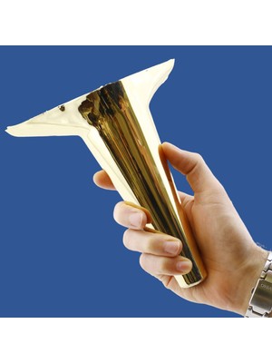 Aesco BADEM10 Aspen Mobilya Kanepe Sehpa Tv Ünitesi Baza Koltuk Ayağı Gold Altın Renk 18 cm Ayak