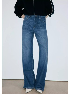 Mango Danila Wide Leg Yüksek Belli Jean