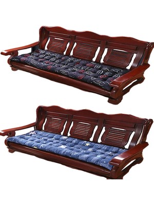 Aesco Askılı Bank Minderi, Yumuşak, Yıkanabilir Kumaş, Harika Renklerde, Açık Havada Yemek ve Bahçe Bankı Için, 7,6 cm (S, 53,3 x 180,3 Cm)