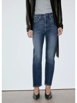 Mango Newmom Confort Yüksek Belli Jean Pantolon