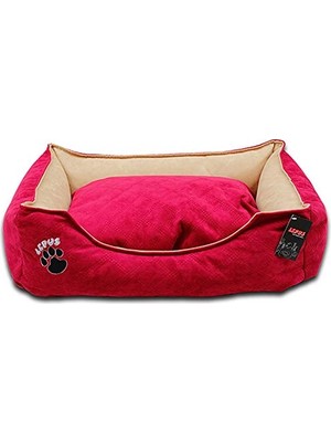 Aesco Lepus Soft Plus Köpek Yatağı Fuşya Large