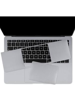 Aesco Mcstorey MacBook Pro 13 Inç Trackpad Koruyucu ve Palm Koruyucu A1706 A1708 A1989 A2159 Uyumlu 2016-2019 Avuç Içi Koruma Seti Gri