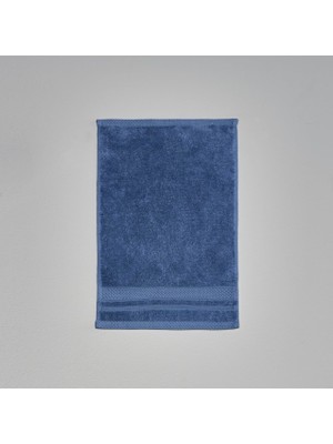 Aesco Linens Soft Pamuk 30X45 cm El Havlusu Koyu Mavi