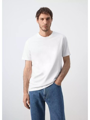 MANGO Man 180gsm slim fit tişört