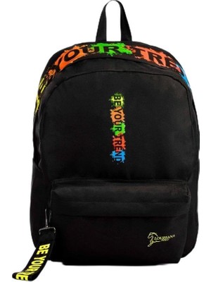 Aesco Laptop Bölmeli Okul Çantası Be Your Trend Multicolor 1140