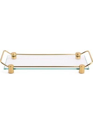 Aesco System Banyo Tepsisi Cam/gold 36X125X312 mm