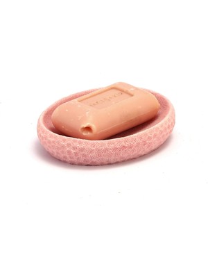Aesco Bosphorus Sabunluk Pembe Petek Desenli Poliresin