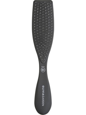 Aesco Olivia Garden Essential Style Wet Thick Hair Bristles Matt Black Fırça