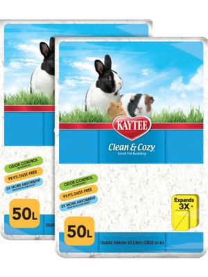 Aesco Kaytee Clean & Cozy White Küçük Hayvan Kumu Sıoc 2/50 Litre